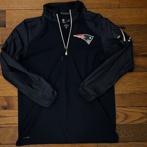 Nike NFL Patriots 1/4 Zip Pullover Jacket